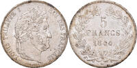 France 5 Francs Monnaie, Louis-Philippe, Lille, Argent -