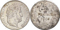 France 5 Francs Monnaie, Louis-Philippe, Paris, Argent -