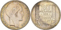 France 20 Francs Monnaie, Turin, Paris, Argent, Gadoury:852 -