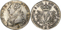 France 1/5 Écu aux branches d'olivier Louis XVI, Paris, Argent -