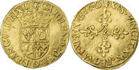 France Ecu d'or au soleil du Dauphiné Charles IX, Grenoble, Or -