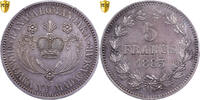 Madagascar 5 Francs Ranavalona III, MDP, Épreuve, Argent, PCGS, UNC -
