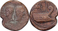 Dupondius Gaul, Octave & Divin Jules César, Vienne, Bronze -