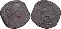 Sesterz Faustina II, Rome, Bronze -
