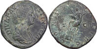 Sesterz Diva Faustina II, Rome, Bronze -