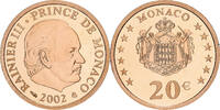 Monaco 20 Euro Rainier III, BE, MDP, Or, Gadoury:MC182, KM:177 -
