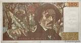FRANCE 100 Francs DELACROIX 1978 pr.TTB