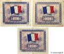 FRANCE 2, 5 et 10 Francs DRAPEAU Lot 1944 TB à TTB