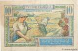 FRANCE 10 Francs TRÉSOR FRANÇAIS 1947 TTB