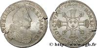 FRANCE Demi-écu aux huit L, 2e type LOUIS XIV LE GRAND OU LE ROI SOLEIL Caen 1704 (36,5mm, 13,29g, 6h) -