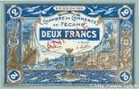 FRANCE régionalisme et divers 2 Francs Annulé FRANCE régionalisme et divers 2 Francs Annulé 1920 pr.NEUF -