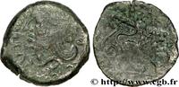 FRANCE Bronze SVTICOS, classe II au lion VÉLIOCASSES (Région du Vexin normand) c. 50-40 AC. (15,5mm, 2,85g, 5h) -