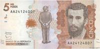 COLOMBIE 5000 Pesos COLOMBIE 5000 Pesos 2015 NEUF -