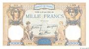 FRANCE 1000 Francs CÉRÈS ET MERCURE type modifié FRANCE 1000 Francs CÉRÈS ET MERCURE type modifié 1938 SUP+ -