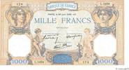 FRANCE 1000 Francs CÉRÈS ET MERCURE type modifié FRANCE 1000 Francs CÉRÈS ET MERCURE type modifié 1938 SUP+ -