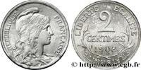 FRANCE Essai-piéfort de 2 centimes Daniel-Dupuis en alumi PIÉFORTS 1908 (20,09mm, 1,43g, 6h) -