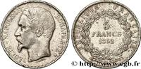 FRANCE 5 francs Louis-Napoléon DEUXIÈME RÉPUBLIQUE Strasbourg 1852 (37mm, 24,71g, 6h) -