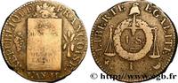 FRANCE 1 sol dit à la table de loi LA CONVENTION Limoges 1794 (27,5mm, 12,53g, 6h) -