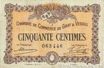 FRANCE régionalisme et divers 50 Centimes FRANCE régionalisme et divers 50 Centimes 1915 TB -
