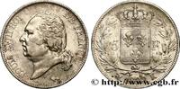 FRANCE 5 francs Louis XVIII, tête nue LOUIS XVIII Bordeaux 1822 (37mm, 24,86g, 6h) -