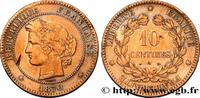 FRANCE 10 centimes Cérès TROISIÈME RÉPUBLIQUE Paris 1870 (30mm, 10g, 6h) -