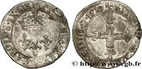 FRANCE Double sol parisis, 1er type CHARLES IX Troyes 1570 (24,5mm, 1,94g, 11h) -