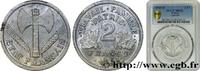FRANCE 2 francs Francisque ÉTAT FRANÇAIS Beaumont-Le-Roger 1943 (27mm, 2,20g, 6h) -