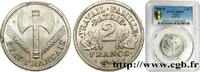 FRANCE 2 francs Francisque ÉTAT FRANÇAIS Beaumont-Le-Roger 1944 (27,02mm, 2,2g, 6h) -