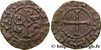 FRANCE Obole CHARLES II LE CHAUVE ET MONNAYAGE IMMOBILISÉ À SON NOM Tours s.m. (13,5mm, 0,44g, 7h) -