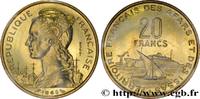 DJIBOUTI - Territoire français des AFARS et des IS Essai de 20 Francs DJIBOUTI - Territoire français des AFARS et des ISSAS Paris 1968 (23,5mm, g, 6h) -