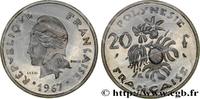 POLYNÉSIE FRANÇAISE Essai de 20 Francs POLYNÉSIE FRANÇAISE Paris 1967 (28,5mm, g, 6h) -