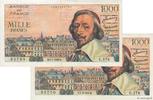 FRANCE 1000 Francs RICHELIEU Consécutifs FRANCE 1000 Francs RICHELIEU Consécutifs 1955 TTB+ à SUP -