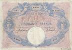 FRANCE 50 Francs BLEU ET ROSE FRANCE 50 Francs BLEU ET ROSE 1915 TTB -