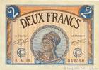 FRANCE régionalisme et divers 2 Francs FRANCE régionalisme et divers 2 Francs 1920 TTB -