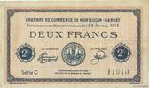 FRANCE régionalisme et divers 2 Francs FRANCE régionalisme et divers 2 Francs 1916 TB -