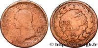 FRANCE Un décime Dupré, grand module, refrappage du 2 d DIRECTOIRE Orléans 1797 (32mm, 20g, 6h) -