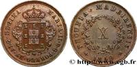 MADÈRE 10 Réis Marie II MADÈRE 1852 (33,50mm, 12,76g, 6h) -