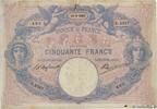 FRANCE 50 Francs BLEU ET ROSE FRANCE 50 Francs BLEU ET ROSE 1903 pr.TB -
