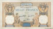 FRANCE 1000 Francs CÉRÈS ET MERCURE type modifié FRANCE 1000 Francs CÉRÈS ET MERCURE type modifié 1937 TB+ -