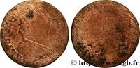 FRANCE Cinq centimes Dupré, grand module, refrappage du DIRECTOIRE s.l. n.d. (28mm, 9,70g, 6h) -