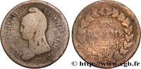 FRANCE Un décime Dupré, grand module, refrappage du 2 d DIRECTOIRE Nantes n.d. (32mm, 19,57g, 6h) -