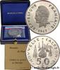 NOUVELLE CALÉDONIE Piéfort 50 Francs Pacifique NOUVELLE CALÉDONIE Paris 1967 (33mm, 30,20g, 6h) -
