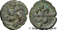 FRANCE Bronze au swastika VÉLIOCASSES (Région du Vexin normand) c. 60-50 AC. (16mm, 2,16g, h) -