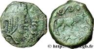 FRANCE Bronze SVTICOS, classe I au taureau VÉLIOCASSES (Région du Vexin normand) c. 50-40 AC. (16mm, 3,80g, 9h) -