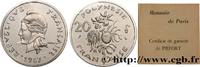 POLYNÉSIE FRANÇAISE Piéfort de 20 Francs Marianne POLYNÉSIE FRANÇAISE Paris 1967 (28,5mm, 19,64g, 6h) -