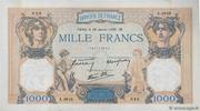 FRANCE 1000 Francs CÉRÈS ET MERCURE type modifié FRANCE 1000 Francs CÉRÈS ET MERCURE type modifié 1939 TTB+ -
