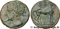 Classique 2 (400 à 350 avant J.C.) Unité de bronze ZEUGITANE - CARTHAGE Carthage, Zeugitane c. 400-350 AC. (16,5mm, 2,31g, 11h) -