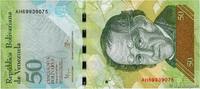 VENEZUELA 50 Bolivares VENEZUELA 50 Bolivares 2015 NEUF -