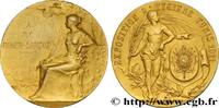 FRANCE Médaille de récompense, Exposition d’hygiène TUNISIE - PROTECTORAT FRANÇAIS 1911 (49,5mm, 48,9g, 12h) -