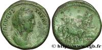 LES ANTONINS (96 après J.C. à 192 après J.C.) Sesterce FAUSTINE MÈRE Rome 141 (32mm, 21,93g, 12h) -